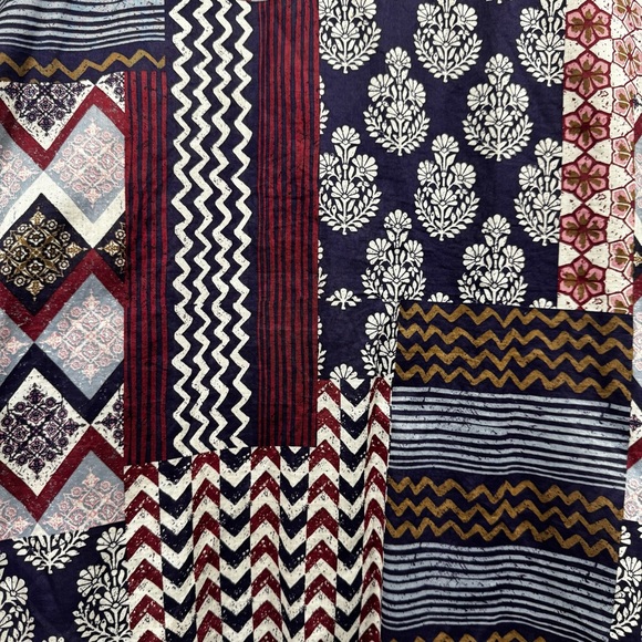 J.Jill Pure Jill Printed Lightweight Organic Cotton Top Size Small - Picture 4 of 10